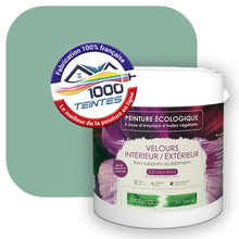 Charger l'image dans la galerie, Peinture écologique Natura Tassili® Les Verts (L'Atelier by Edicolor 177B/177-B/177B1) Intérieur/Extérieur VELOURS