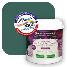 Charger l'image dans la galerie, Peinture écologique Natura Tassili® Les Verts (L'Atelier by Edicolor 177E/177-E/177E1) Intérieur/Extérieur VELOURS