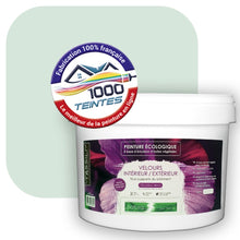 Charger l'image dans la galerie, Peinture écologique Natura Tassili® Les Verts (L'Atelier by Edicolor 178A/178-A/178A1) Intérieur/Extérieur VELOURS