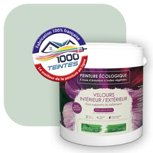 Charger l'image dans la galerie, Peinture écologique Natura Tassili® Les Verts (L'Atelier by Edicolor 178B/178-B/178B1) Intérieur/Extérieur VELOURS