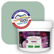 Charger l'image dans la galerie, Peinture écologique Natura Tassili® Les Verts (L'Atelier by Edicolor 178C/178-C/178C1) Intérieur/Extérieur VELOURS