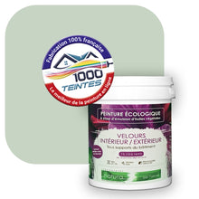 Charger l'image dans la galerie, Peinture écologique Natura Tassili® Les Verts (L'Atelier by Edicolor 179A/179-A/179A1) Intérieur/Extérieur VELOURS