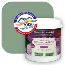 Charger l'image dans la galerie, Peinture écologique Natura Tassili® Les Verts (L'Atelier by Edicolor 179C/179-C/179C1) Intérieur/Extérieur VELOURS