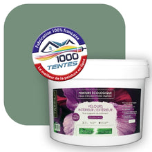 Charger l'image dans la galerie, Peinture écologique Natura Tassili® Les Verts (L'Atelier by Edicolor 179D/179-D/179D1) Intérieur/Extérieur VELOURS