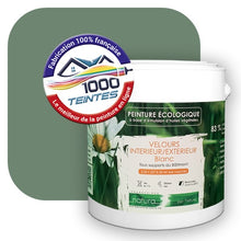 Charger l'image dans la galerie, Peinture écologique Natura Tassili® Les Verts (L'Atelier by Edicolor 179E/179-E/179E1) Intérieur/Extérieur VELOURS