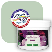 Charger l'image dans la galerie, Peinture écologique Natura Tassili® Les Verts (L'Atelier by Edicolor 180A/180-A/180A1) Intérieur/Extérieur VELOURS