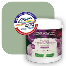 Charger l'image dans la galerie, Peinture écologique Natura Tassili® Les Verts (L'Atelier by Edicolor 180B/180-B/180B1) Intérieur/Extérieur VELOURS