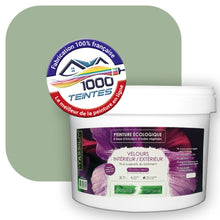 Charger l'image dans la galerie, Peinture écologique Natura Tassili® Les Verts (L'Atelier by Edicolor 180B/180-B/180B1) Intérieur/Extérieur VELOURS