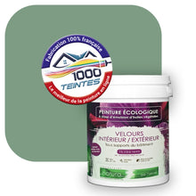 Charger l'image dans la galerie, Peinture écologique Natura Tassili® Les Verts (L'Atelier by Edicolor 181D/181-D/181D1) Intérieur/Extérieur VELOURS