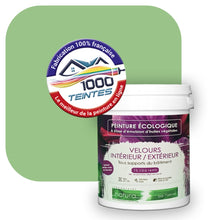 Charger l'image dans la galerie, Peinture écologique Natura Tassili® Les Verts (L'Atelier by Edicolor 183A/183-A/183A1) Intérieur/Extérieur VELOURS