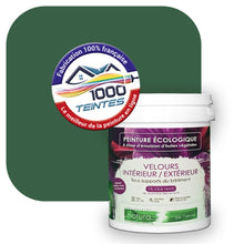 Charger l'image dans la galerie, Peinture écologique Natura Tassili® Les Verts (L'Atelier by Edicolor 183E/183-E/183E1) Intérieur/Extérieur VELOURS