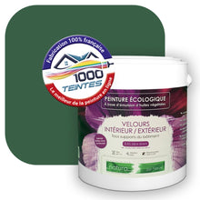 Charger l'image dans la galerie, Peinture écologique Natura Tassili® Les Verts (L'Atelier by Edicolor 183E/183-E/183E1) Intérieur/Extérieur VELOURS