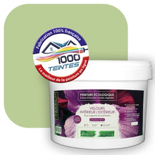 Charger l'image dans la galerie, Peinture écologique Natura Tassili® Les Verts (L'Atelier by Edicolor 184A/184-A/184A1) Intérieur/Extérieur VELOURS