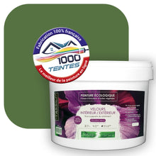 Charger l'image dans la galerie, Peinture écologique Natura Tassili® Les Verts (L'Atelier by Edicolor 184D/184-D/184D1) Intérieur/Extérieur VELOURS