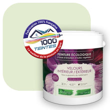 Charger l'image dans la galerie, Peinture écologique Natura Tassili® Les Verts (L'Atelier by Edicolor 185A/185-A/185A1) Intérieur/Extérieur VELOURS