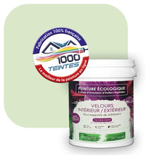 Charger l'image dans la galerie, Peinture écologique Natura Tassili® Les Verts (L'Atelier by Edicolor 186A/186-A/186A1) Intérieur/Extérieur VELOURS