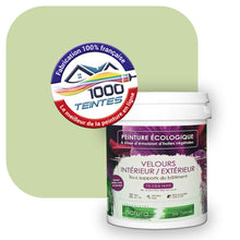 Charger l'image dans la galerie, Peinture écologique Natura Tassili® Les Verts (L'Atelier by Edicolor 186B/186-B/186B1) Intérieur/Extérieur VELOURS