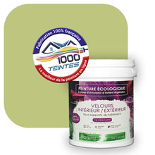 Charger l'image dans la galerie, Peinture écologique Natura Tassili® Les Verts (L'Atelier by Edicolor 188C/188-C/188C1) Intérieur/Extérieur VELOURS