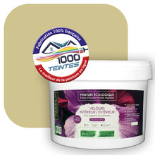 Charger l'image dans la galerie, Peinture écologique Natura Tassili® Les Verts (L'Atelier by Edicolor 190B/190-B/190B1) Intérieur/Extérieur VELOURS
