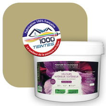 Charger l'image dans la galerie, Peinture écologique Natura Tassili® Les Verts (L'Atelier by Edicolor 190C/190-C/190C1) Intérieur/Extérieur VELOURS