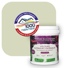 Charger l'image dans la galerie, Peinture écologique Natura Tassili® Les Verts (L'Atelier by Edicolor 191B/191-B/191B1) Intérieur/Extérieur VELOURS