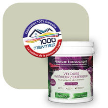 Charger l'image dans la galerie, Peinture écologique Natura Tassili® Les Verts (L'Atelier by Edicolor 192B/192-B/192B1) Intérieur/Extérieur VELOURS