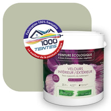 Charger l'image dans la galerie, Peinture écologique Natura Tassili® Les Verts (L'Atelier by Edicolor 192C/192-C/192C1) Intérieur/Extérieur VELOURS