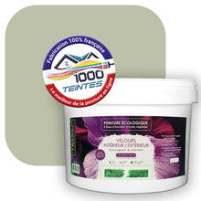 Charger l'image dans la galerie, Peinture écologique Natura Tassili® Les Verts (L'Atelier by Edicolor 192C/192-C/192C1) Intérieur/Extérieur VELOURS