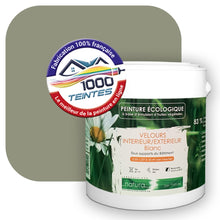 Charger l'image dans la galerie, Peinture écologique Natura Tassili® Les Verts (L'Atelier by Edicolor 192E/192-E/192E1) Intérieur/Extérieur VELOURS