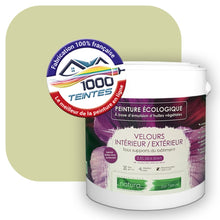 Charger l'image dans la galerie, Peinture écologique Natura Tassili® Les Verts (L'Atelier by Edicolor 194A/194-A/194A1) Intérieur/Extérieur VELOURS
