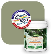 Charger l'image dans la galerie, Peinture écologique Natura Tassili® Les Verts (L'Atelier by Edicolor 196E/196-E/196E1) Intérieur/Extérieur VELOURS