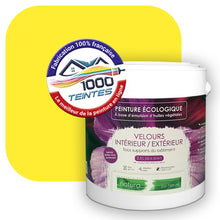 Charger l'image dans la galerie, Peinture écologique Natura Tassili® Jaune (Pigment Pur 9305) Intérieur/Extérieur VELOURS