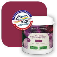 Charger l'image dans la galerie, Peinture écologique Natura Tassili® Magenta (Pigment Pur 9704) Intérieur/Extérieur VELOURS