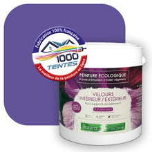 Charger l'image dans la galerie, Peinture écologique Natura Tassili® Violet (Pigment Pur 9813) Intérieur/Extérieur VELOURS