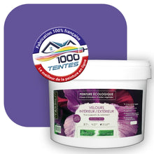 Charger l'image dans la galerie, Peinture écologique Natura Tassili® Violet (Pigment Pur 9813) Intérieur/Extérieur VELOURS