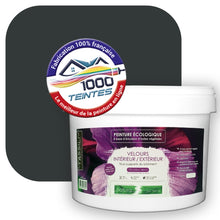 Charger l'image dans la galerie, Peinture écologique Natura Tassili® Noir (Pigment Pur 9900) Intérieur/Extérieur VELOURS