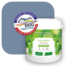 Charger l'image dans la galerie, Peinture écologique Natura Tassili® Les Bleus (L'Atelier by Edicolor 144B/144-B/144B1) Intérieur MAT