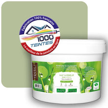 Charger l'image dans la galerie, Peinture écologique Natura Tassili® Les Verts (Mille Teintes E10-33) Intérieur MAT