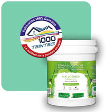 Charger l'image dans la galerie, Peinture écologique Natura Tassili® Les Verts (Mille Teintes E12-3) Intérieur MAT