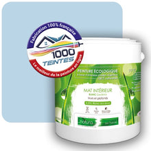 Charger l'image dans la galerie, Peinture écologique Natura Tassili® Les Bleus (Mille Teintes E14-22) Intérieur MAT