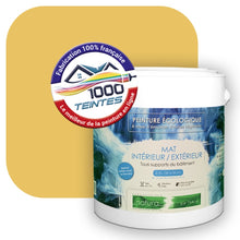 Charger l&#39;image dans la galerie, Peinture écologique Natura Tassili® Les Jaunes (L&#39;Atelier by Edicolor 077D/077-D/077D1) Intérieur/Extérieur MAT
