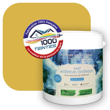 Charger l&#39;image dans la galerie, Peinture écologique Natura Tassili® Les Jaunes (L&#39;Atelier by Edicolor 077E/077-E/077E1) Intérieur/Extérieur MAT
