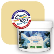 Charger l&#39;image dans la galerie, Peinture écologique Natura Tassili® Les Jaunes (L&#39;Atelier by Edicolor 078B/078-B/078B1) Intérieur/Extérieur MAT
