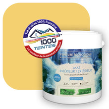 Charger l&#39;image dans la galerie, Peinture écologique Natura Tassili® Les Jaunes (L&#39;Atelier by Edicolor 079C/079-C/079C1) Intérieur/Extérieur MAT
