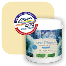 Charger l&#39;image dans la galerie, Peinture écologique Natura Tassili® Les Jaunes (L&#39;Atelier by Edicolor 080B/080-B/080B1) Intérieur/Extérieur MAT
