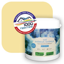 Charger l&#39;image dans la galerie, Peinture écologique Natura Tassili® Les Jaunes (L&#39;Atelier by Edicolor 080C/080-C/080C1) Intérieur/Extérieur MAT
