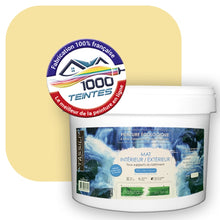 Charger l&#39;image dans la galerie, Peinture écologique Natura Tassili® Les Jaunes (L&#39;Atelier by Edicolor 080C/080-C/080C1) Intérieur/Extérieur MAT
