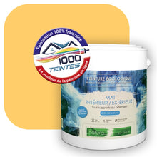 Charger l&#39;image dans la galerie, Peinture écologique Natura Tassili® Les Jaunes (L&#39;Atelier by Edicolor 082C/082-C/082C1) Intérieur/Extérieur MAT
