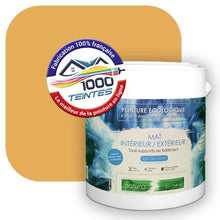 Charger l&#39;image dans la galerie, Peinture écologique Natura Tassili® Les Jaunes (L&#39;Atelier by Edicolor 084E/084-E/084E1) Intérieur/Extérieur MAT
