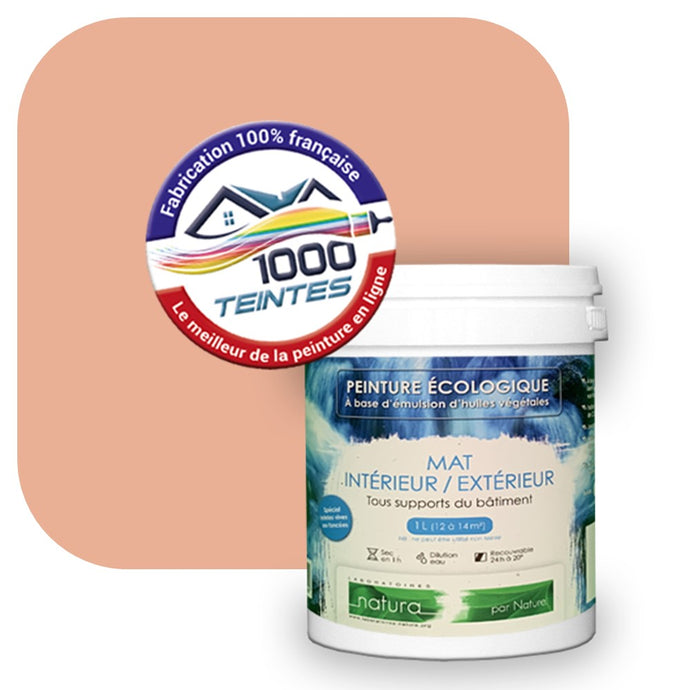 Peinture écologique Natura Tassili® Les Rouges (L'Atelier by Edicolor 097B/097-B/097B1) Intérieur/Extérieur MAT